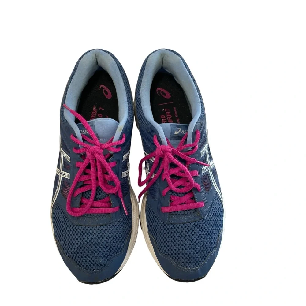 Asics‎ Gel Contend 5 Mens 9.5 Womens 11 F920920 Comfort Running Athletic Sports